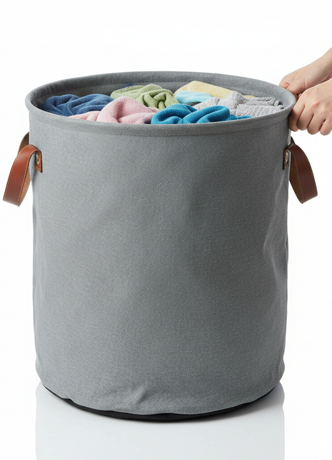 Collapsible Laundry Hamper - Large Fabric Basket