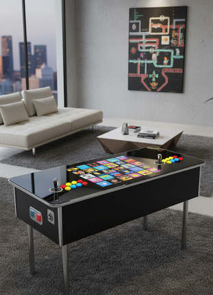 Cocktail Table Arcade Machine – 2-Player Retro Gaming Table