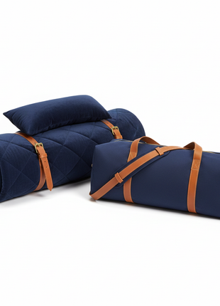 Luxury Padded Beach Mat with pillow headrest and carry bag