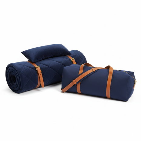 Luxury Padded Beach Mat with Pillow