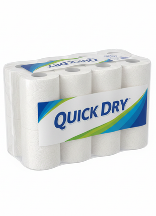 Multi-pack rolls of white paper towels