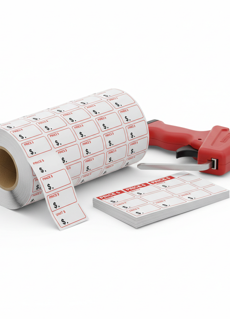 Adhesive Price Label Stickers