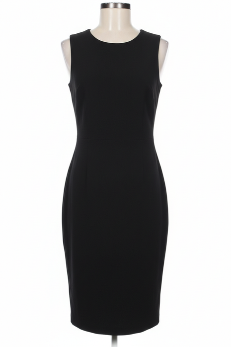 Floral wrap dress detail showing print and waist tie