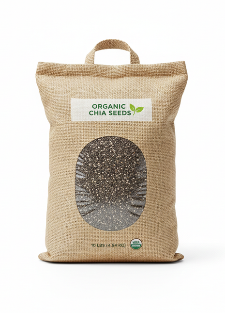 Bulk Chía Seeds (Chia Seeds) – 10 lb Bag
