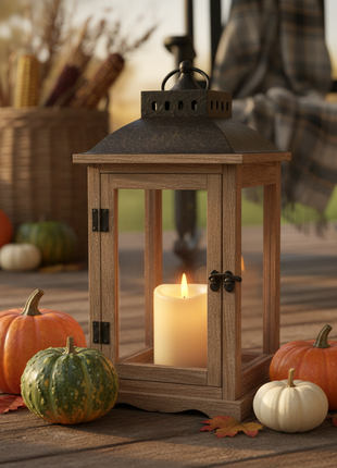 Rustic Wooden Lantern