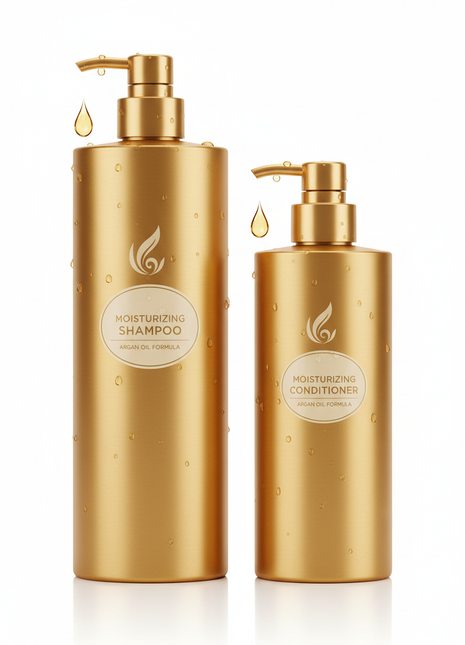 Argan Oil Moisturizing Shampoo & Conditioner Set