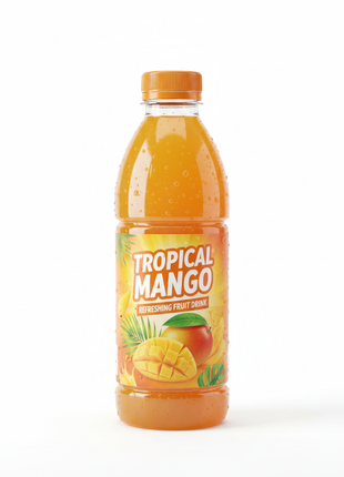 Tropical Mango Flavored Beverage - 20 oz Bottle