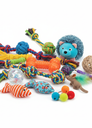 Pet Toy Bundle – Dogs & Cats Variety Pack