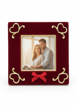 Valentine's Velvet Photo Frame