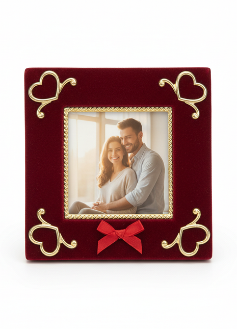 Valentine's Velvet Photo Frame