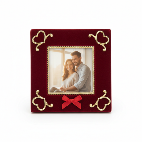 Valentine's Velvet Photo Frame