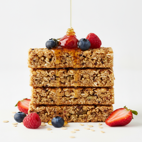 Honey Oat Granola Bars
