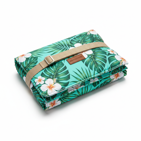Tropical Palm Waterproof Beach Mat