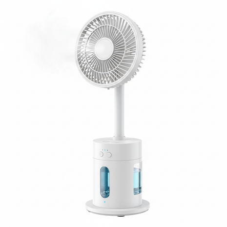 Portable Outdoor Misting Fan - Rechargeable