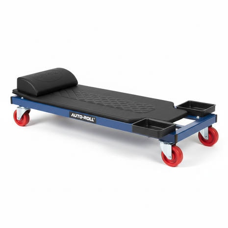 Mechanic Creeper - Padded Rolling Board with Tool Tray