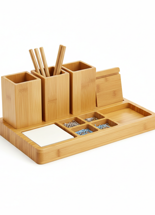 Bamboo Desk Organizer