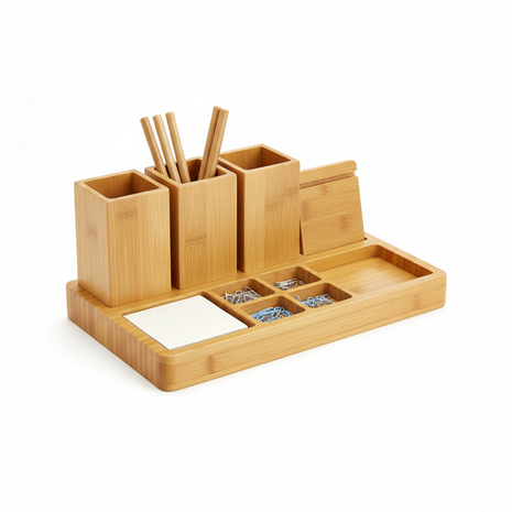 Bamboo Desk Organizer