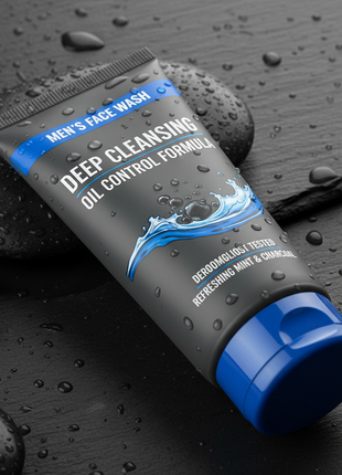 Men's Deep Cleansing Face Wash - Oil Control