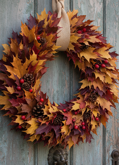 Autumn Leaf Wreath