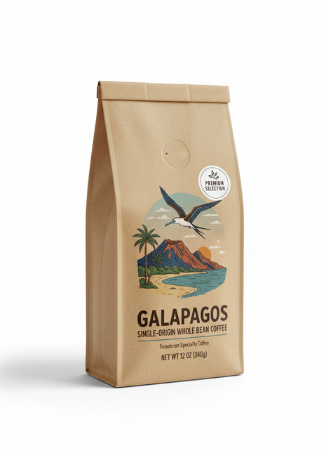 Ecuadorian Galápagos Volcanic Soil Coffee – Whole Bean 12oz