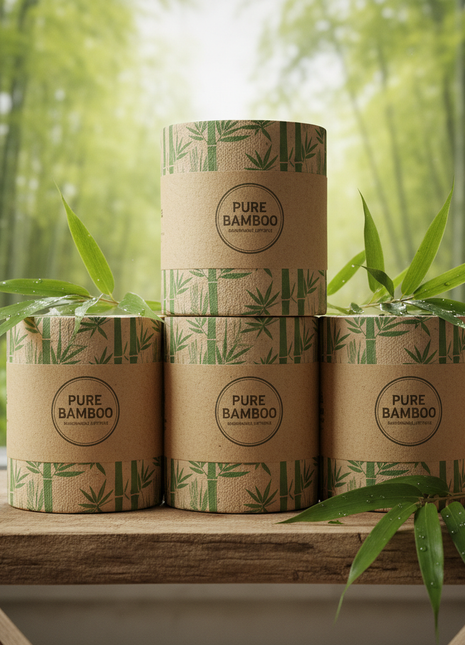 Eco-Friendly Bamboo Toilet Paper