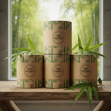 Eco-Friendly Bamboo Toilet Paper