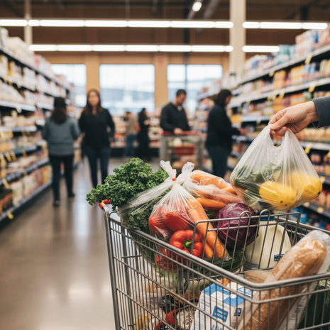 Clear Produce Bags on Roll