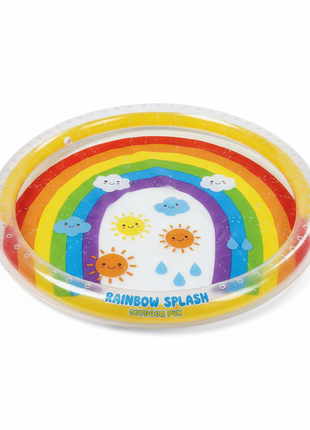 Kids' Outdoor Water Sprinkler Splash Pad - Rainbow