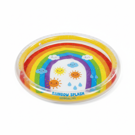 Kids' Outdoor Water Sprinkler Splash Pad - Rainbow