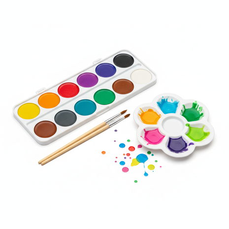 Children's Watercolor Paint Set