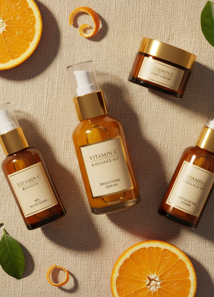 Vitamin C Radiance Kit – Women's Brightening Skincare Set