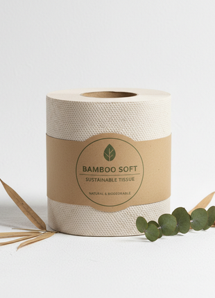 Eco-Friendly Bamboo Toilet Paper