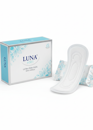 Ultra-Thin Sanitary Pads with Wings - Day Use