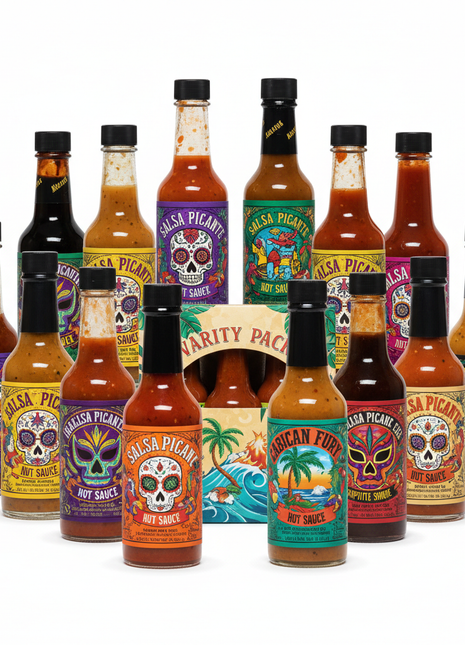 Latin Hot Sauce Variety Pack – 6-Bottle Salsa Picante Set