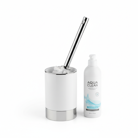 Premium Toilet Bowl Cleaner Set with Brush & Holder