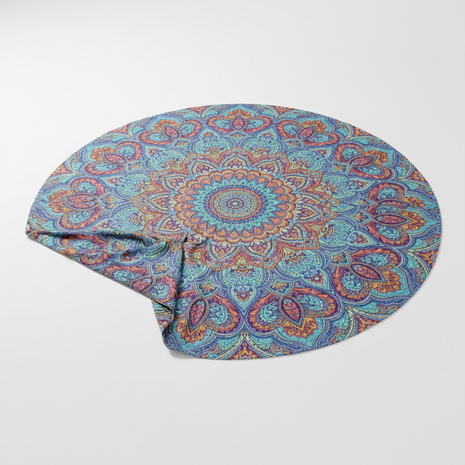 Sand-Free Beach Mat - Mandala Print