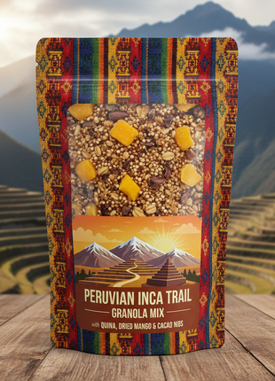 Peruvian Inca Trail Granola Mix – Quinoa, Mango & Cacao