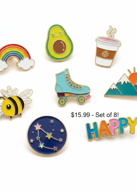 Enamel Pin Set (5-Pack)
