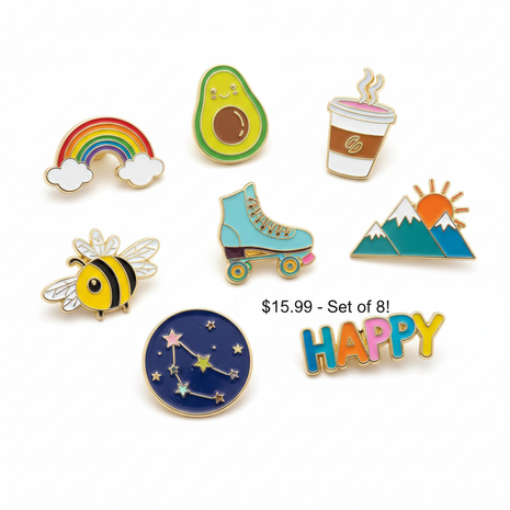 Enamel Pin Set (5-Pack)