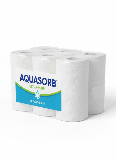 Absorbent Paper Towels 6-Pack