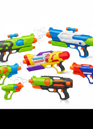 Colorful super soaker water blaster guns