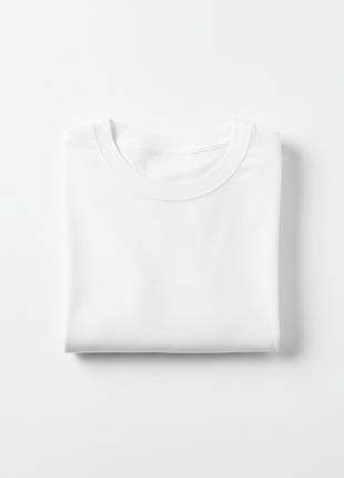 Classic White Crew Neck T-Shirt