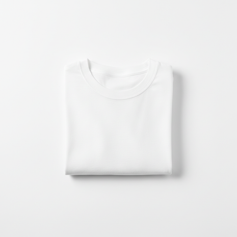 Classic White Crew Neck T-Shirt