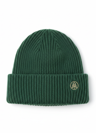 Embroidered Ribbed Beanie