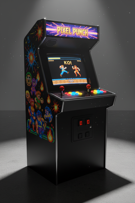 Full-Size Classic Retro Arcade Cabinet – 3000+ Games Built-In