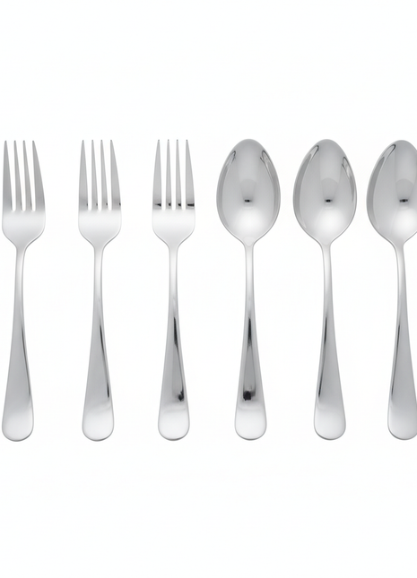 Stainless Steel Flatware Set – Forks & Spoons (8-Piece)