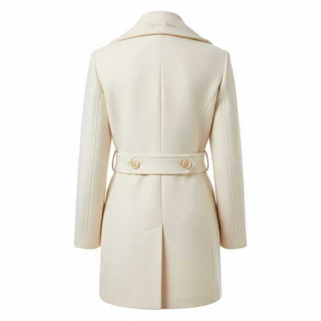 Classic Cream Peacoat
