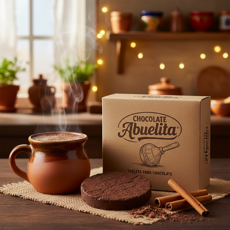 Mexican Abuelita-Style Hot Chocolate Tablets – Cinnamon & Dark Chocolate
