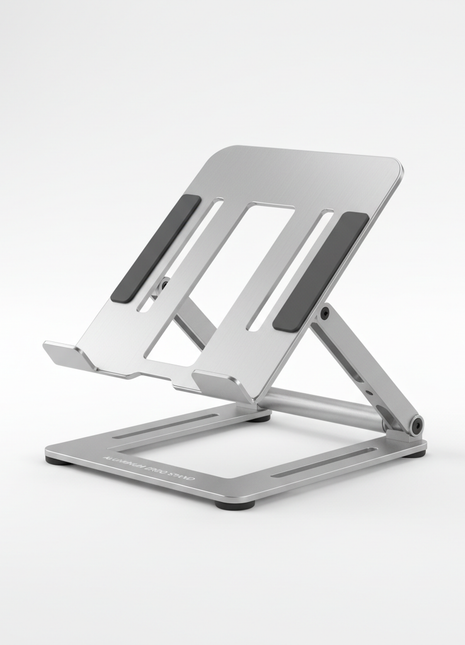 Adjustable Aluminum Laptop Stand – Ergonomic 6-Level Height