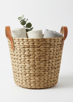 Woven Seagrass Storage Basket